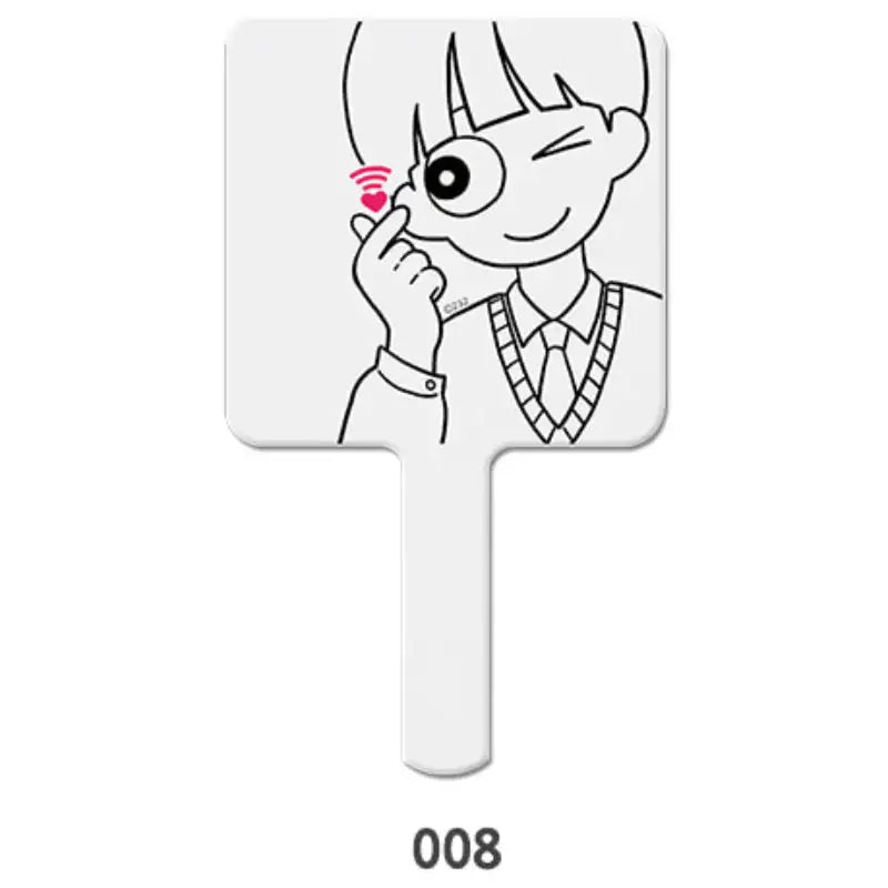 Love Revolution - Square Hand Mirror - Webtoon Shop - Hand Mirror - Harumio