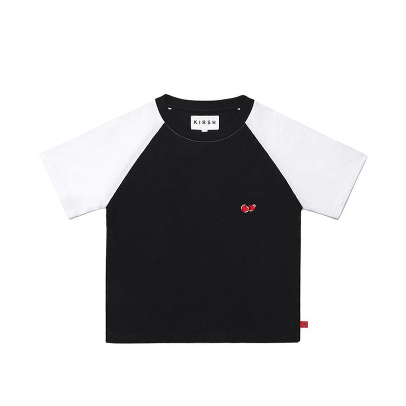 Kirsh - Short Sleeve Raglan T-Shirt - Black/White