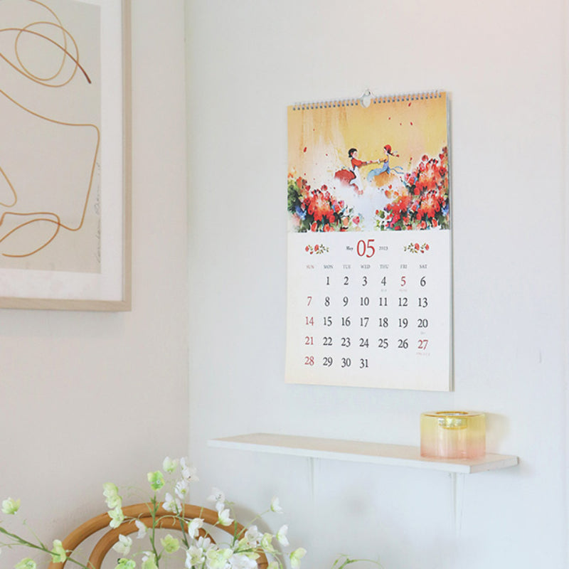 Indigo - 2023 Anne Story Wall Calendar
