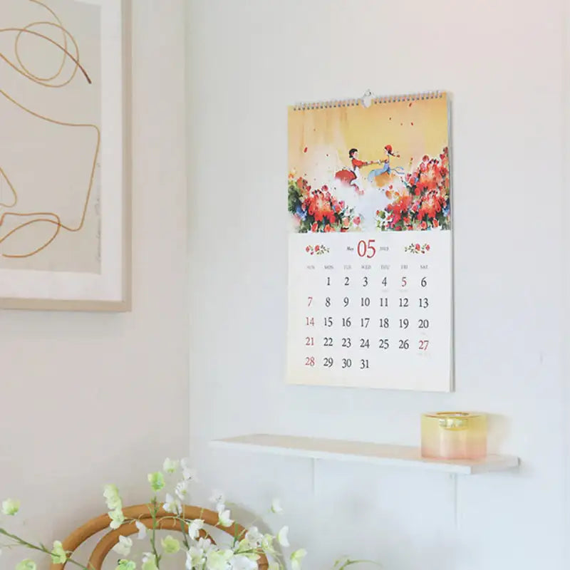 Indigo - 2023 Anne Story Wall Calendar - INDIGO - Calendar - Harumio