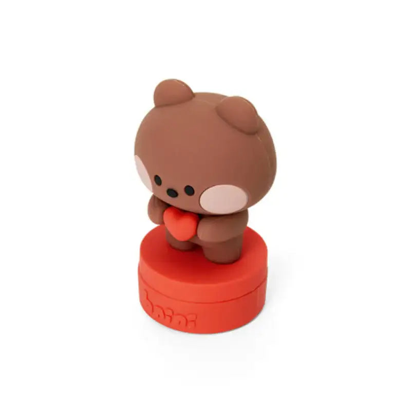 Line Friends - Minini Figure Stamp - Line Friends - Stationery - Harumio
