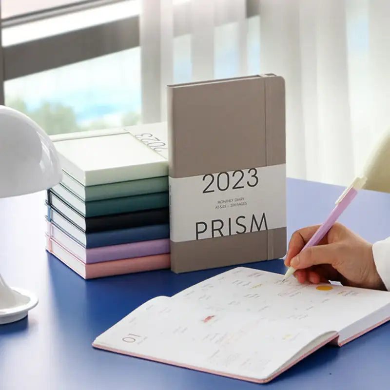 Indigo - 2023 Prism Monthly A5 Diary - INDIGO - Diary - Harumio