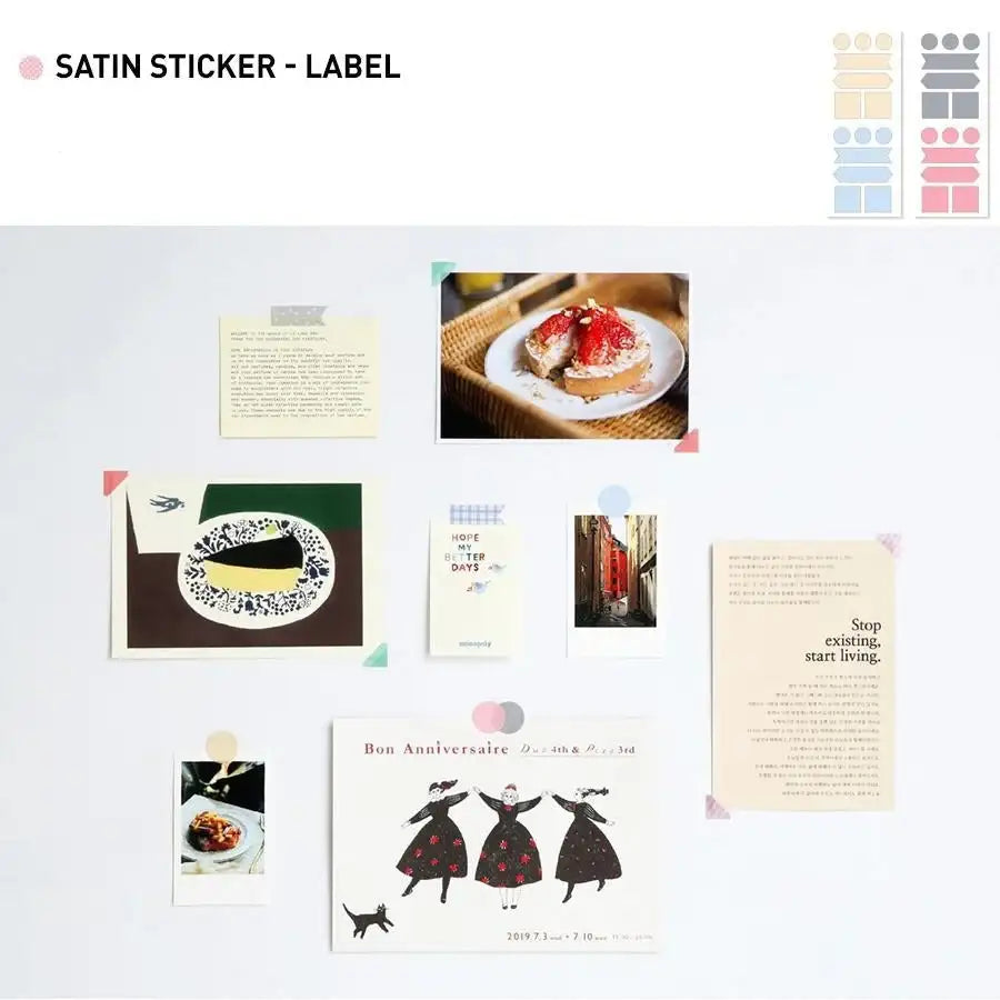 Monopoly - Satin Sticker - Monopoly - Decorative Stickers - Harumio