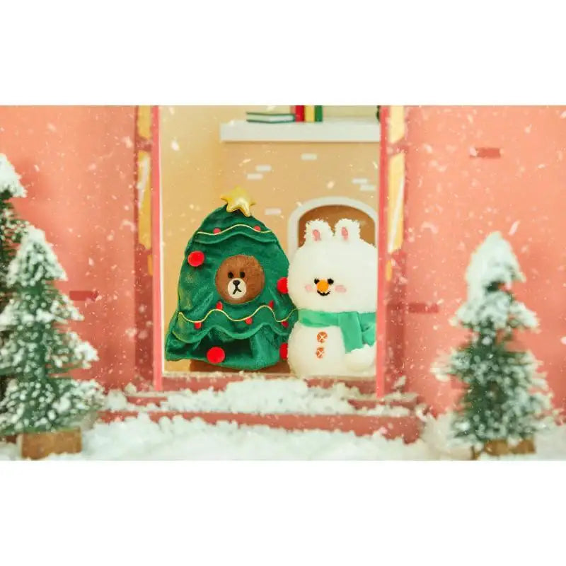 LINE Friends - Standing Doll Holiday Edition - Mini - LINE FRIENDS - Plush - Harumio
