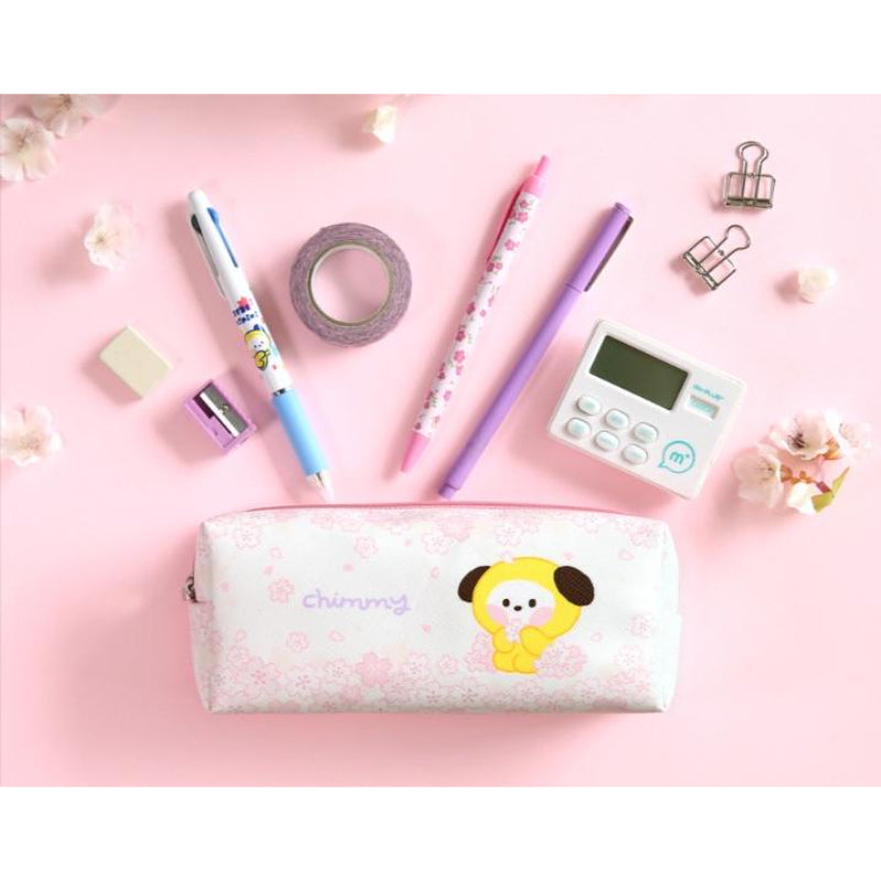 Monopoly x BT21 - Minini Pen Pouch - Cherry Blossom