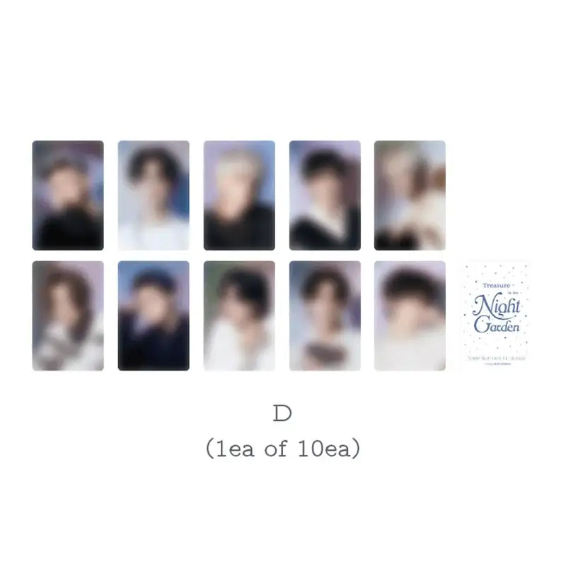 TREASURE - NIGHT GARDEN - Trading Photo Card - TREASURE - Collectible Trading Cards - Harumio