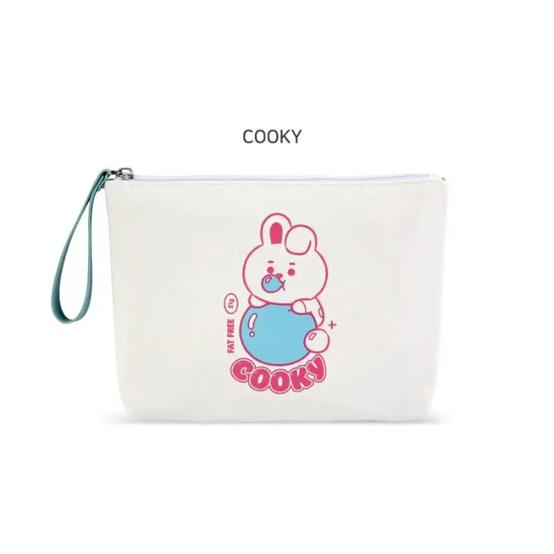BT21 x Monopoly - Baby Canvas Pouch JELLY CANDY - BT21 x Monopoly - Pouches - Harumio