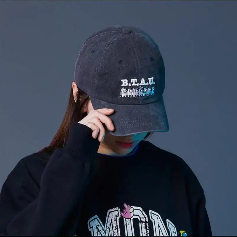BT21 x AMONG US - Embroidered Ball Cap - Limited Edition - LINE FRIENDS - Ball Cap - Harumio