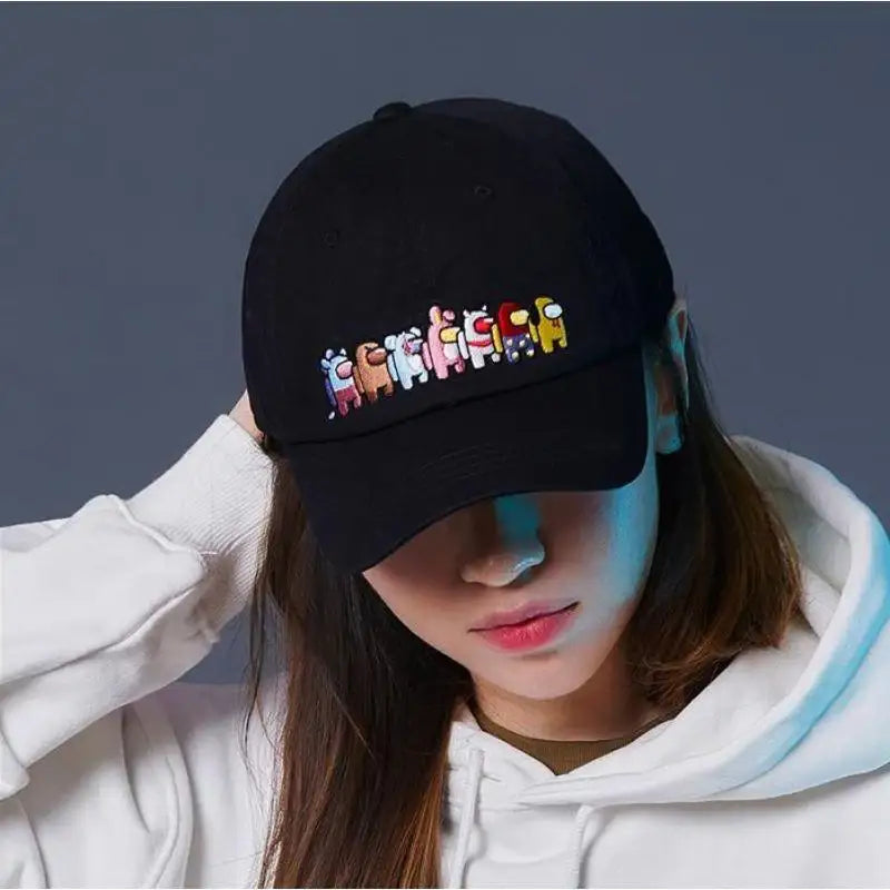 BT21 x AMONG US - Embroidered Ball Cap - Limited Edition - LINE FRIENDS - Ball Cap - Harumio