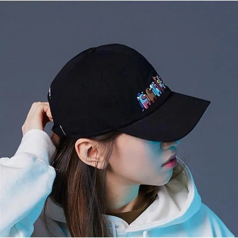BT21 x AMONG US - Embroidered Ball Cap - Limited Edition - LINE FRIENDS - Ball Cap - Harumio