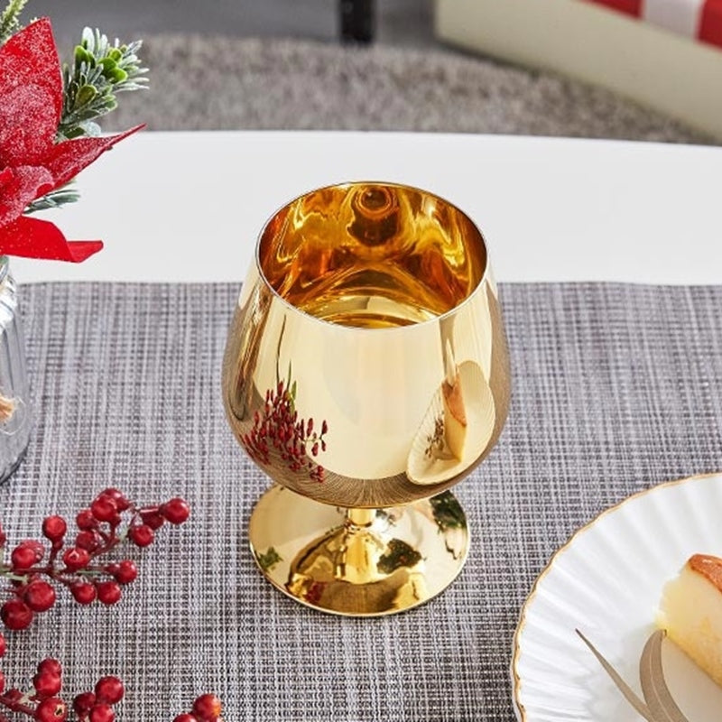 Korean All Gold - Wine Glass & Brandy Glass