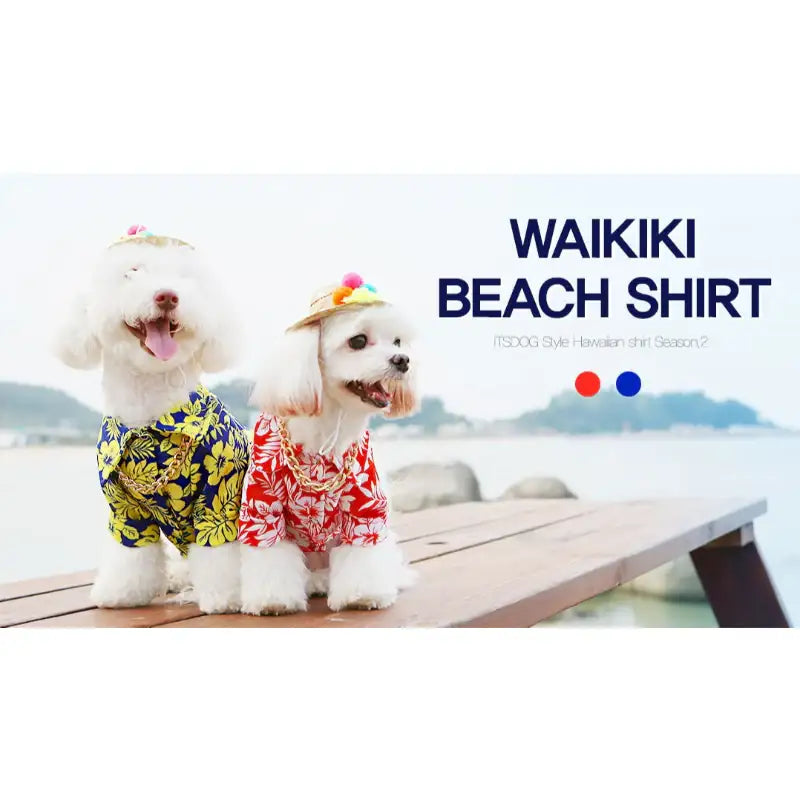 ITSDOG - Pet Waikiki Beach Shirt - ITSDOG - Pet Clothes - Harumio