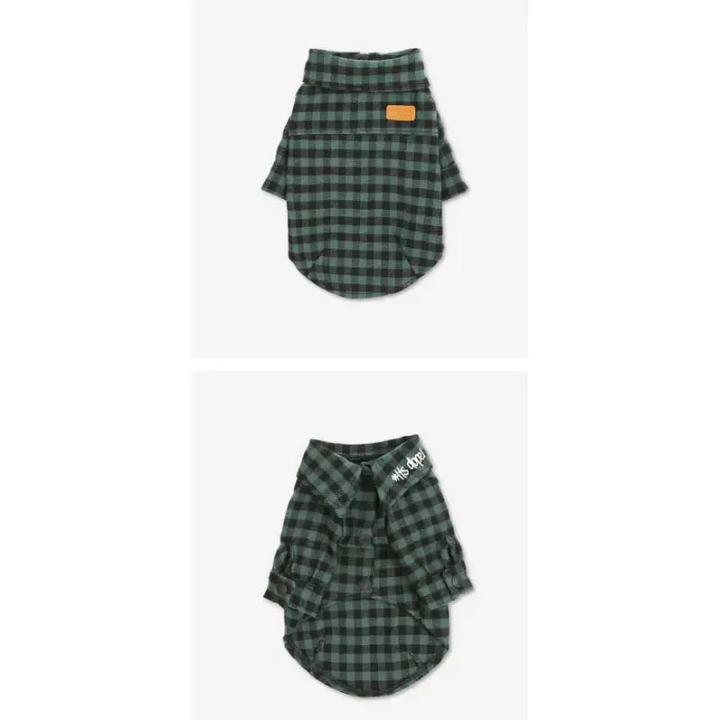 ITSDOG - Pet Gingham Checked Shirt - ITSDOG - Pet Clothes - Harumio