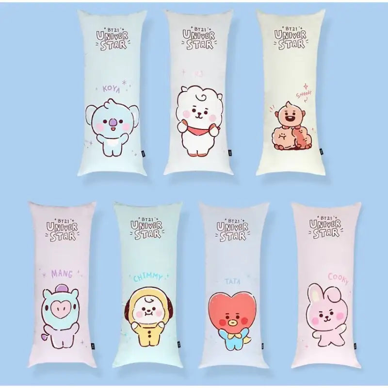 NARA HOME DECO x BT21- Sketch Square Body Pillow - NARA HOME DECO - Long pillow - Harumio
