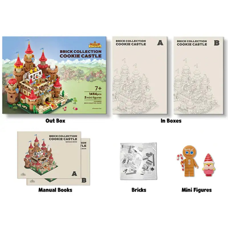 Cookie Run - Cookie Kingdom Castle Brick Collection - Cookie Run - Collectible - Harumio