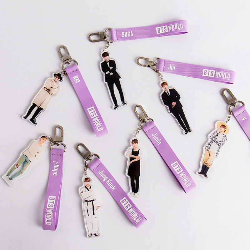 BTS World - Strap Keyring