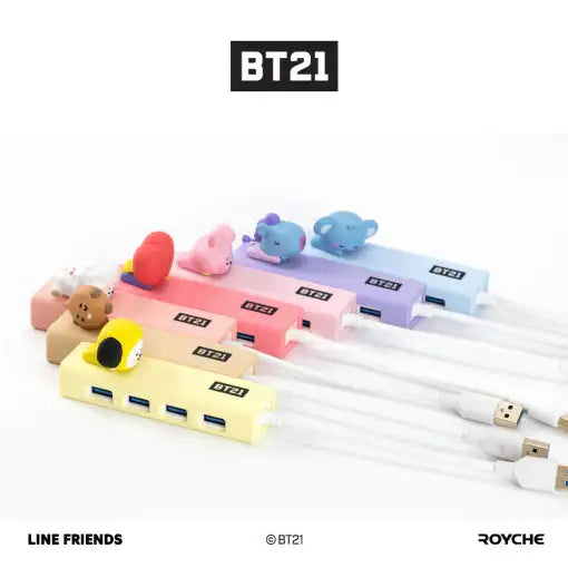 BT21 x Royche - Baby Figure USB 3.0 Hub - BT21 x Royche - Accessories - Harumio