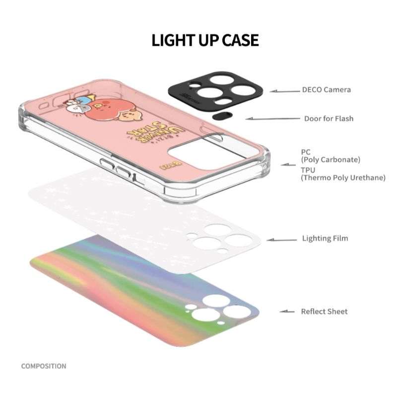 BT21 - BABY Sketch - Lighting Phone Case - BT21 - Accessories - Harumio