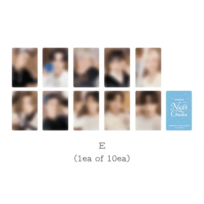 TREASURE - NIGHT GARDEN - Trading Photo Card - TREASURE - Collectible Trading Cards - Harumio