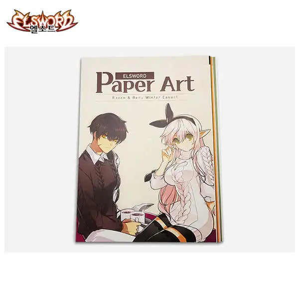 Elsword - Raven and Rena Winter Casual Paper Art Set - Elsword - Accessories - Harumio