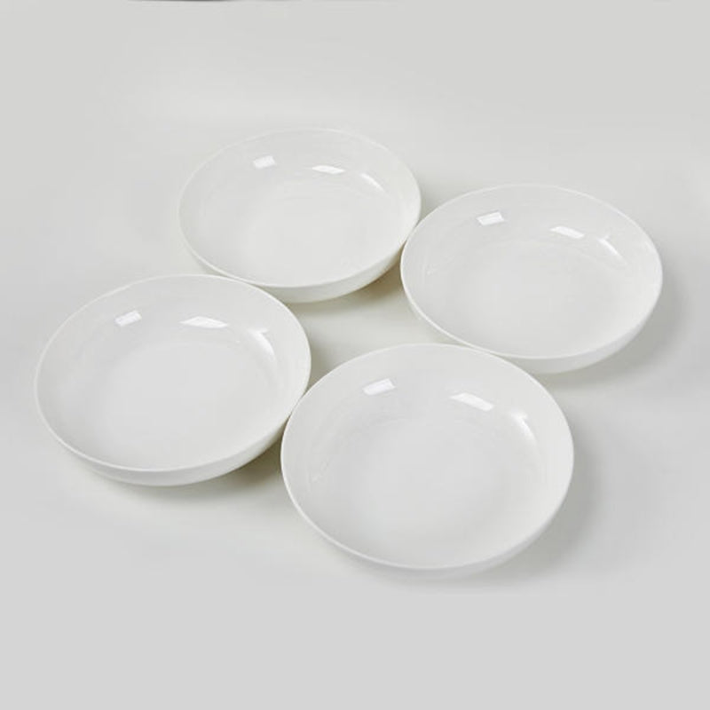 Korean Ivory Pasta Bowl 4P Set