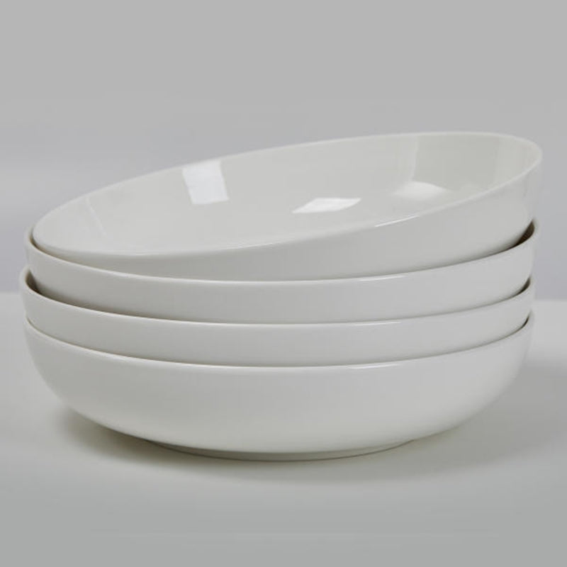 Korean Ivory Pasta Bowl 4P Set