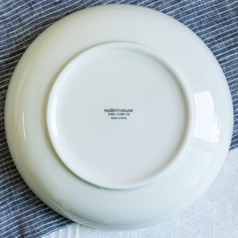 Korean Ivory Pasta Bowl 4P Set