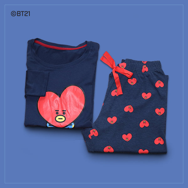 BT21 x Hunt Innerwear - T-Shirt Pajama Set - Tata