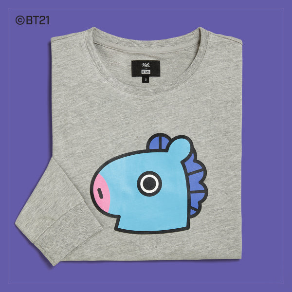 BT21 x Hunt Innerwear - Long Sleeve Polo Shirt - Mang