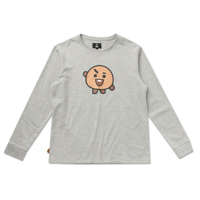 BT21 x Hunt Innerwear - Long Sleeve Polo Shirt - Shooky