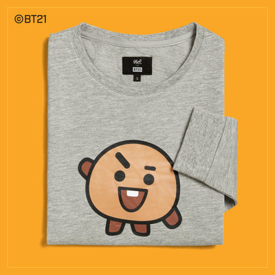 BT21 x Hunt Innerwear - Long Sleeve Polo Shirt - Shooky