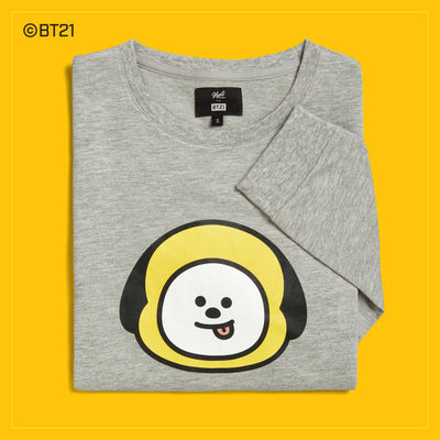 BT21 x Hunt Innerwear - Long Sleeve Polo Shirt - Chimmy