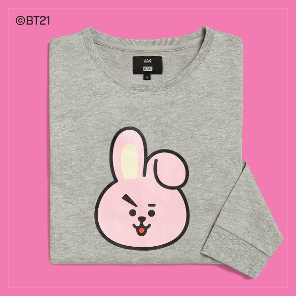 BT21 x Hunt Innerwear - Long Sleeve Polo Shirt - Cooky