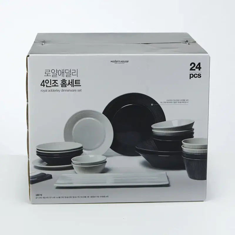 Korean Royal Adderly Dinnerware Set 24P - Modern House - Kitchenware - Harumio