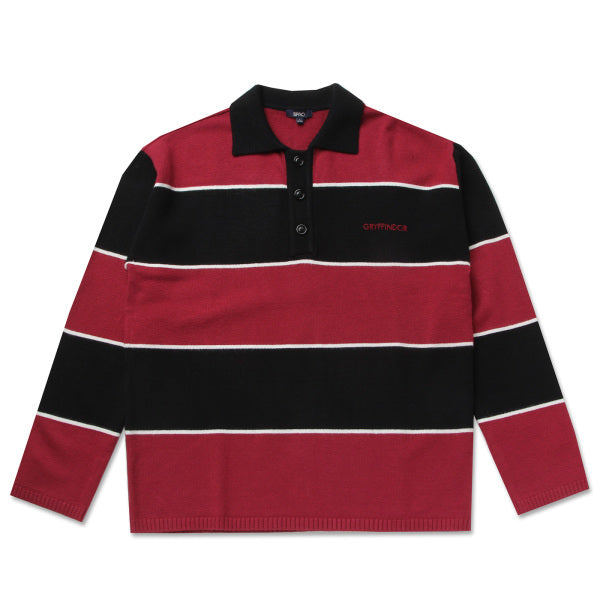 SPAO x Harry Potter - Quidditch Polo Stripe Sweater