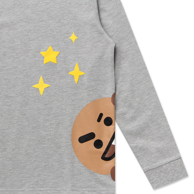 BT21 x Hunt Innerwear - Long Sleeve Shirt - Peekaboo Shooky