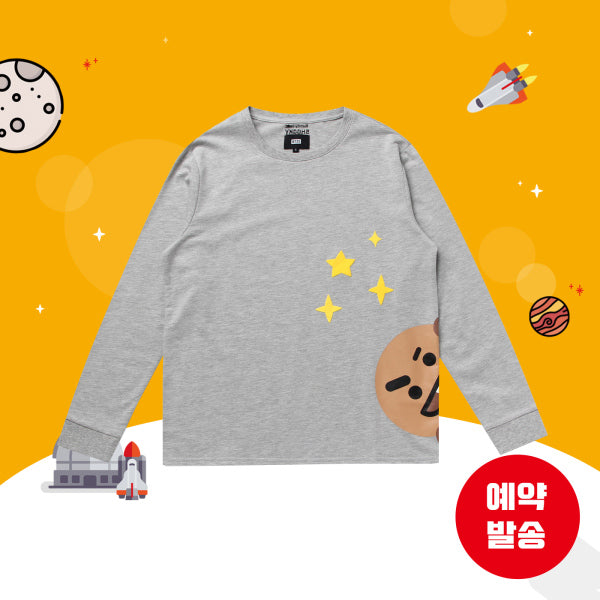 BT21 x Hunt Innerwear - Long Sleeve Shirt - Peekaboo Shooky