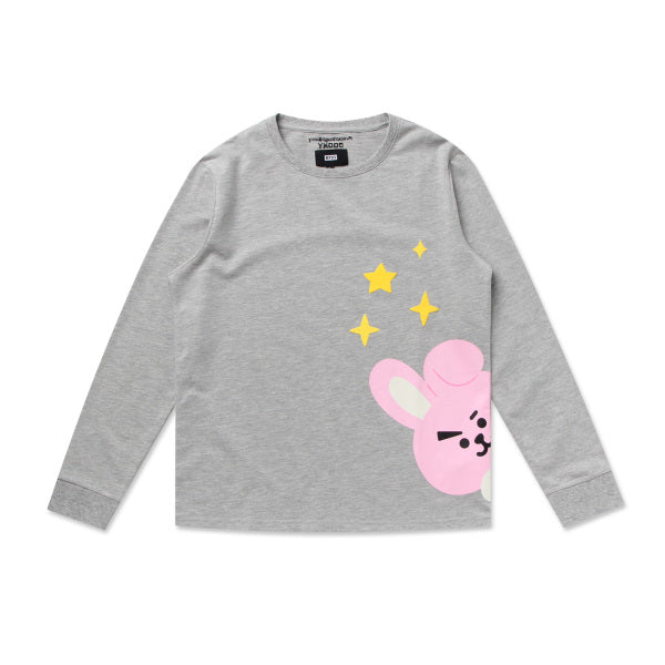 BT21 x Hunt Innerwear - Long Sleeve Shirt - Peekaboo Cooky