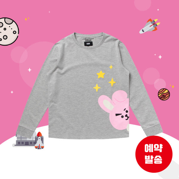BT21 x Hunt Innerwear - Long Sleeve Shirt - Peekaboo Cooky
