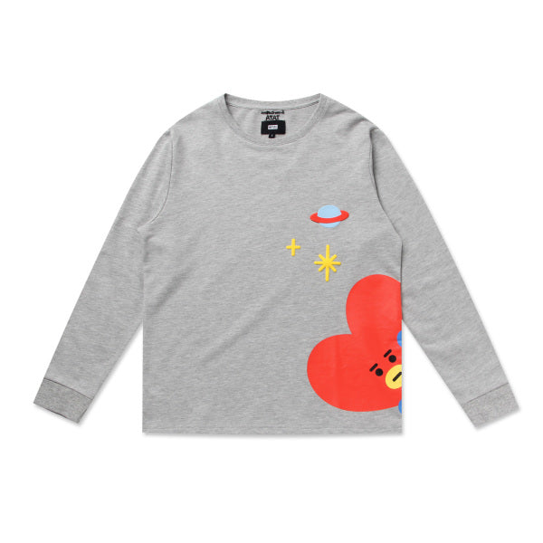 BT21 x Hunt Innerwear - Long Sleeve Shirt - Peekaboo Tata