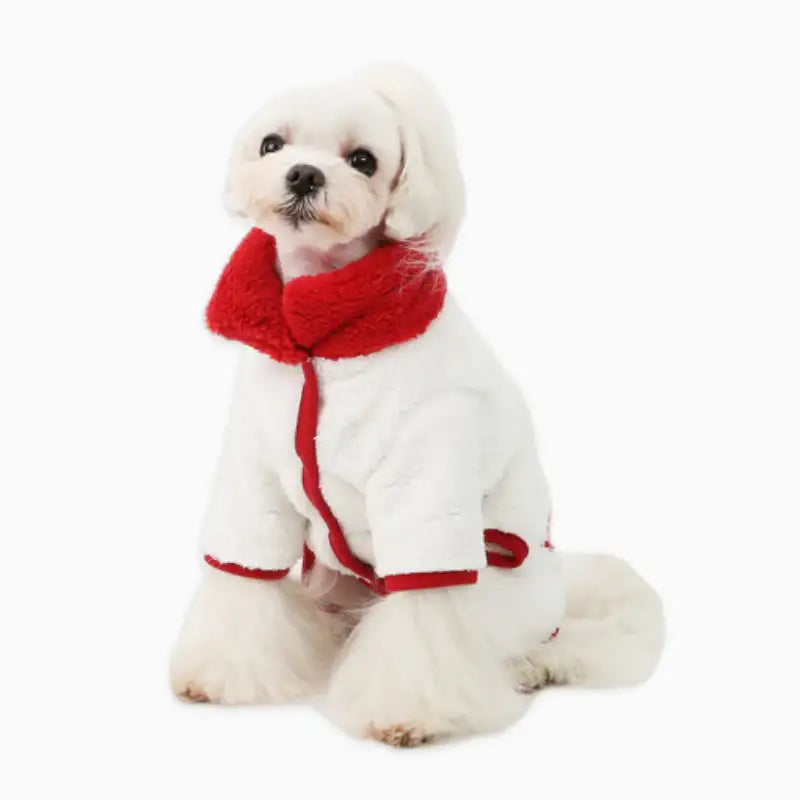 ITSDOG - Pet Two Tone Boa Warm Up Suit - ITSDOG - Pet Clothes - Harumio