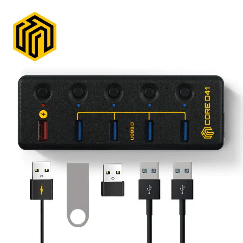Thinkway - CORE D41 USB 3.0 5-Port Fast Charging Hub - Thinkway - Charging Hub - Harumio