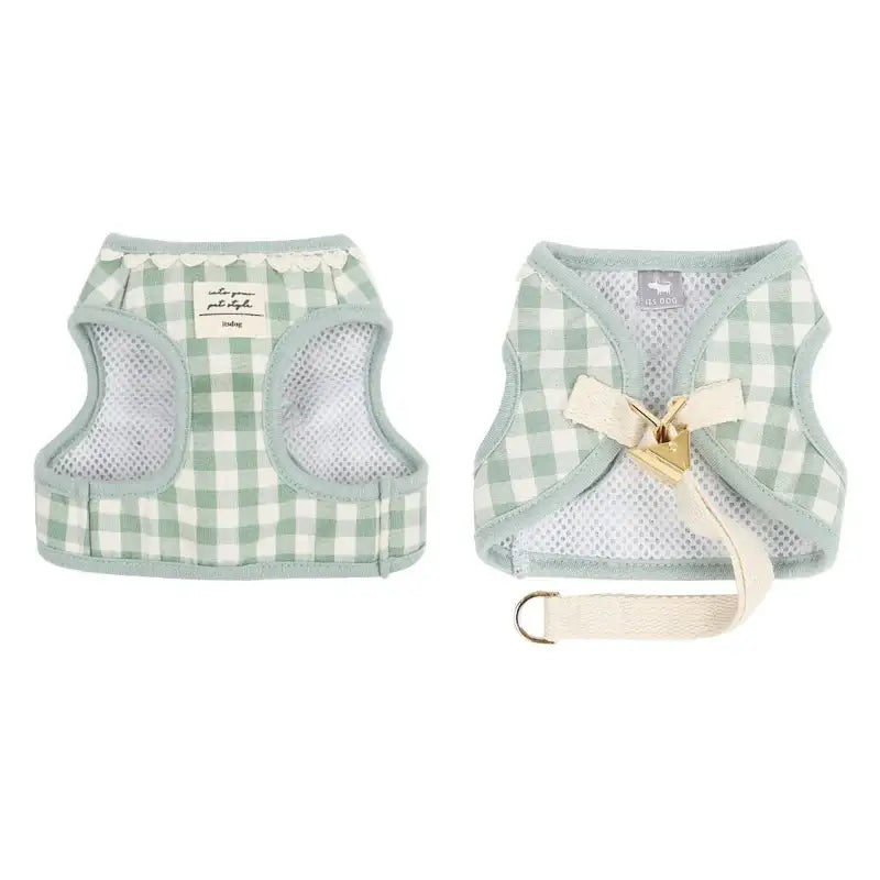 ITSDOG - Pet Heart Checked Harness - ITSDOG - Pet Accesories - Harumio