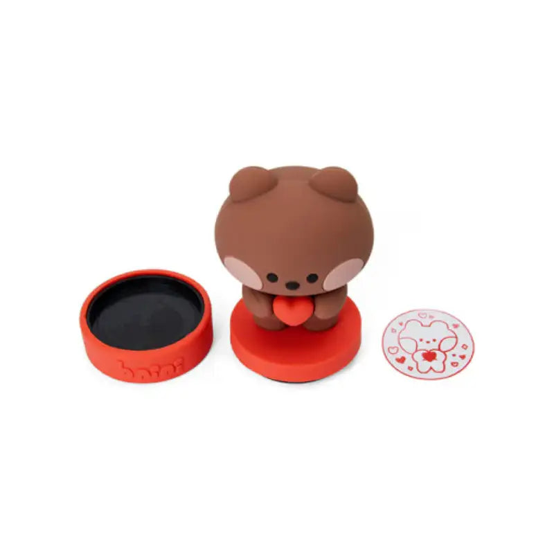 Line Friends - Minini Figure Stamp - Line Friends - Stationery - Harumio