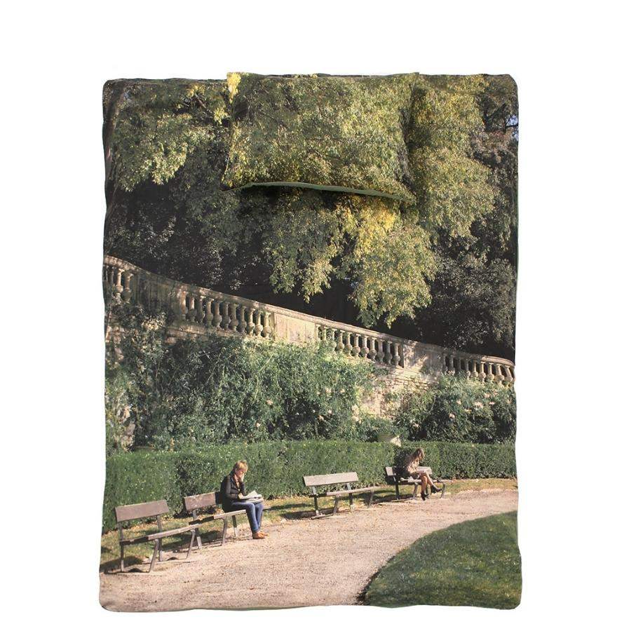 Phyps X Poster Shop - Jardin des Tuilerie Poster Bedding Set - Phyps - Bedding - Harumio
