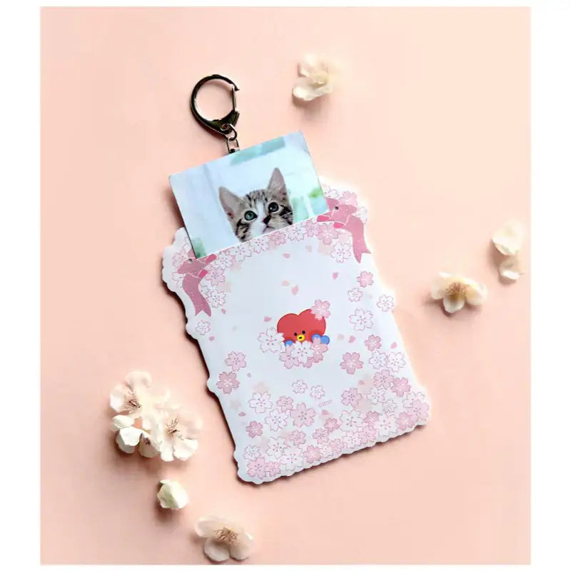 Monopoly x BT21 - Minini Photo Holder - Cherry Blossom - Monopoly - Photo Holder - Harumio