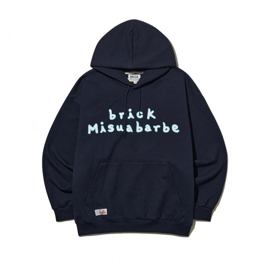 MISU A BARBE x BRICK - Mix Logo Hoody
