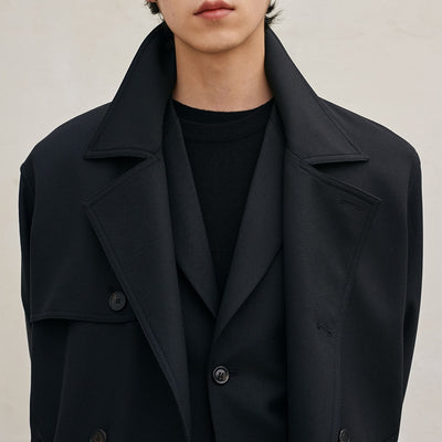 The Knit Company X Lee Soo-hyuk - 20FW Wool Trench Coat