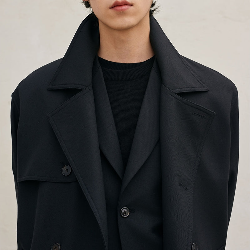 The Knit Company X Lee Soo-hyuk - 20FW Wool Trench Coat