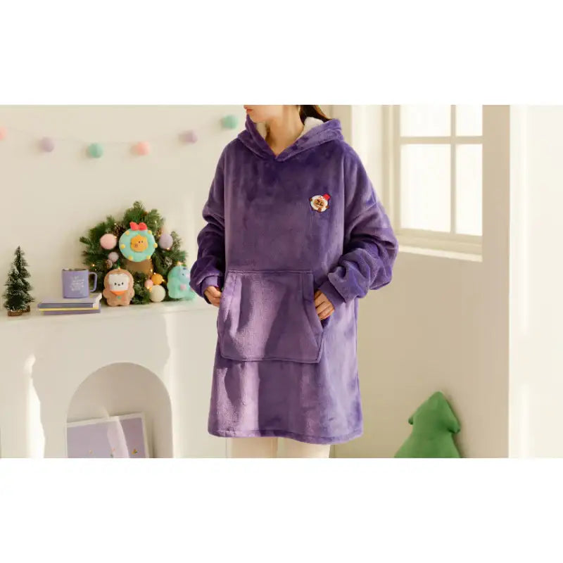 BT21 - Baby Holiday Hoodie Blanket - LINE FRIENDS - Clothes - Harumio